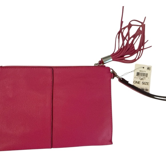 NWT- I.N.C. International Concepts Bright Pink Wristlet - Picture 6 of 6